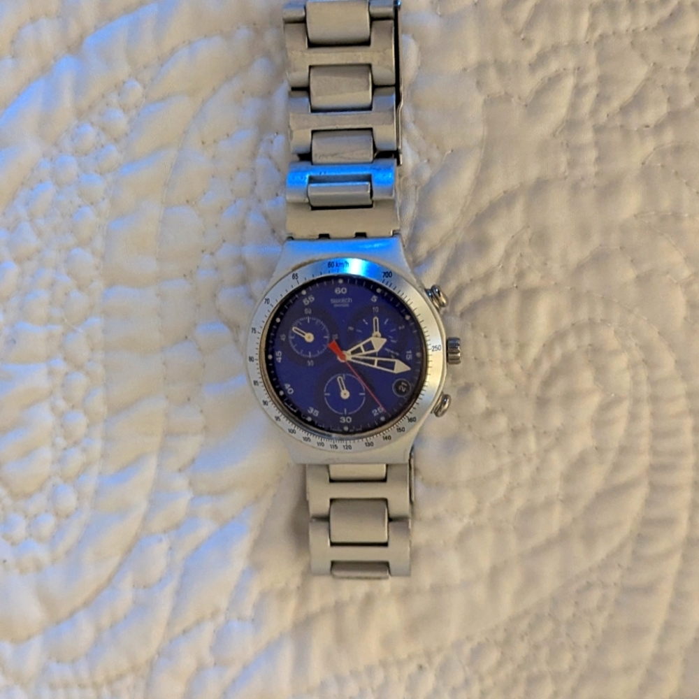 Aluminum Swatch Irony Chrono Trouble Maker BV